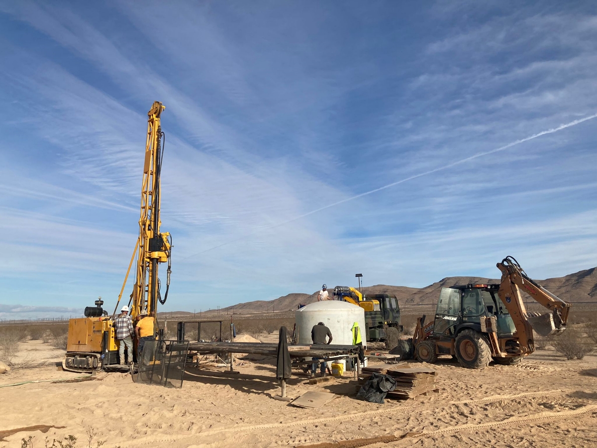 Bohrung auf dem Lithiumprojekt Jackpot Lake; Foto: Usha Resources Bohrung auf dem Lithiumprojekt Jackpot Lake; Foto: Usha Resources