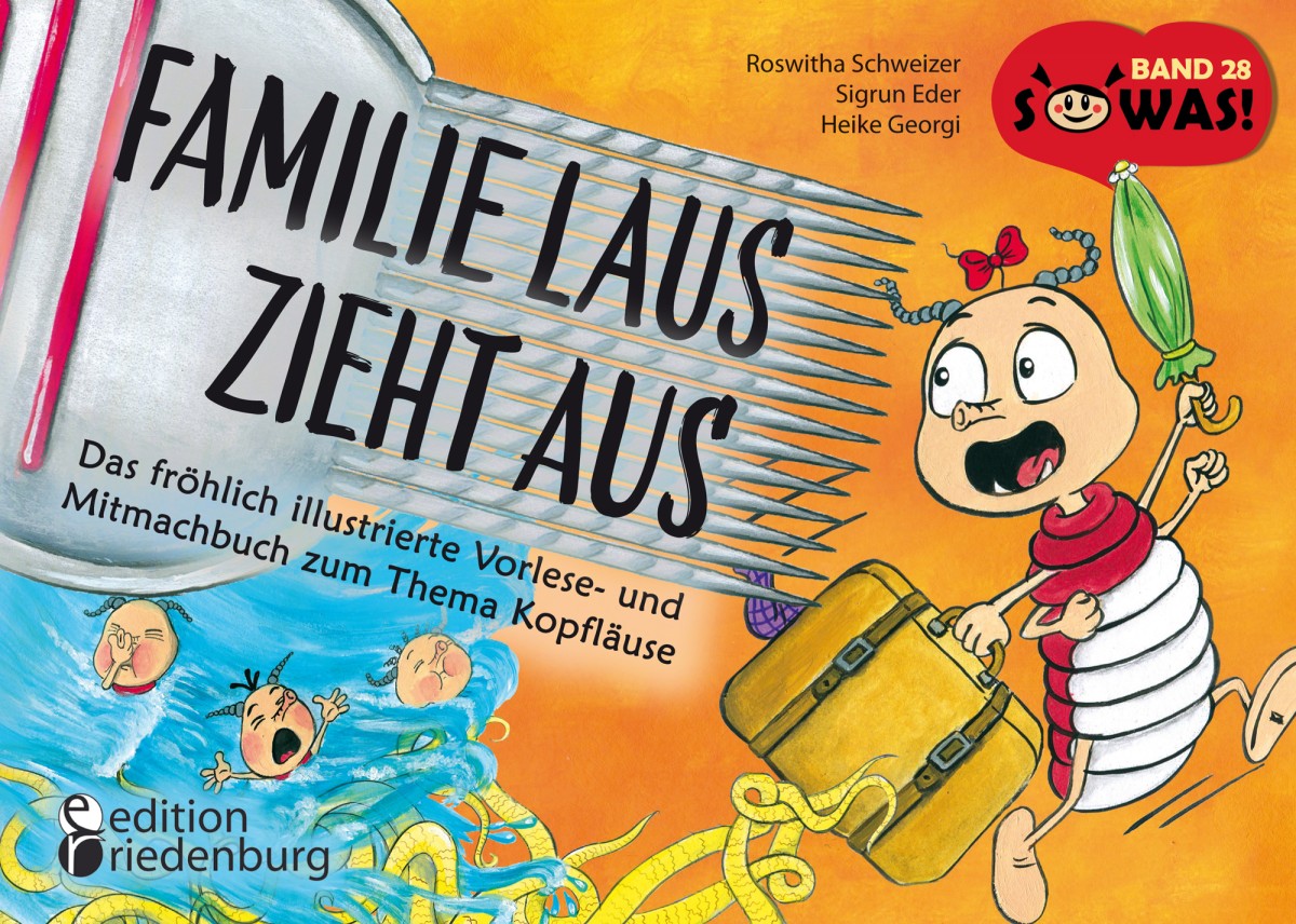 Familie Laus zieht aus! Buchcover (© edition riedenburg 2022) Familie Laus zieht aus! Buchcover (© edition riedenburg 2022)