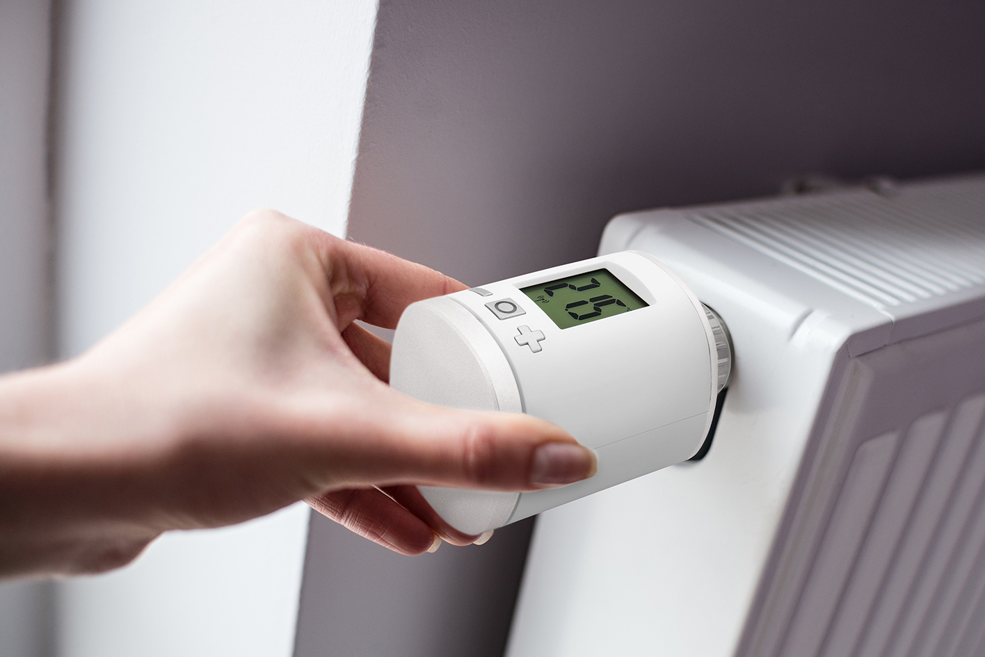 Ganz leicht Heizkosten reduzieren dank smarter Thermostate am Heizkörper. (Die Bildrechte liegen bei dem Verfasser der Mitteilung.)