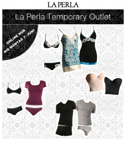 La Perla eröffnet erstmals ein Temporary Outlet online