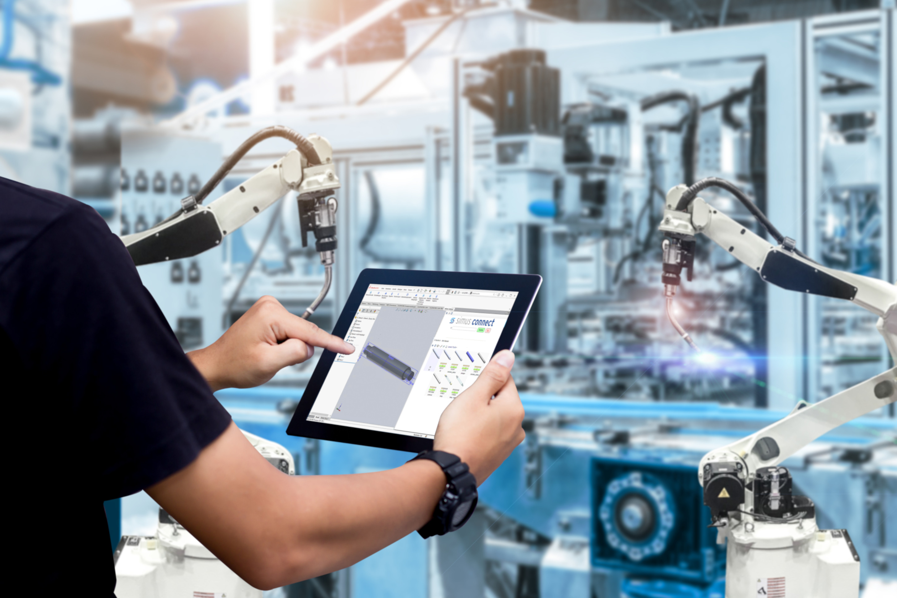 simus connect: Ein neuer Cloud-Service verbessert die Verwendung von Konstruktionsdaten. (Bildquelle: simus systems GmbH)
