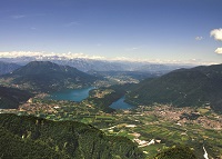 Ausblick auf Lago di Caldonazzo und Lago di Levico (c) APT Valsugana (TVB Valsugana Lagorai) 
