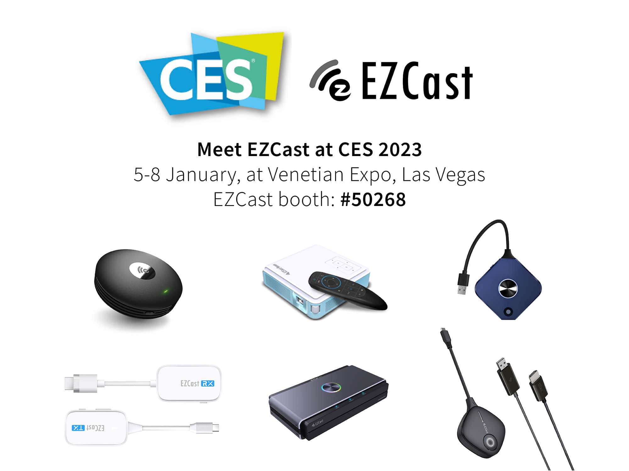 EZCast an der CES 2023 (Die Bildrechte liegen bei dem Verfasser der Mitteilung.)