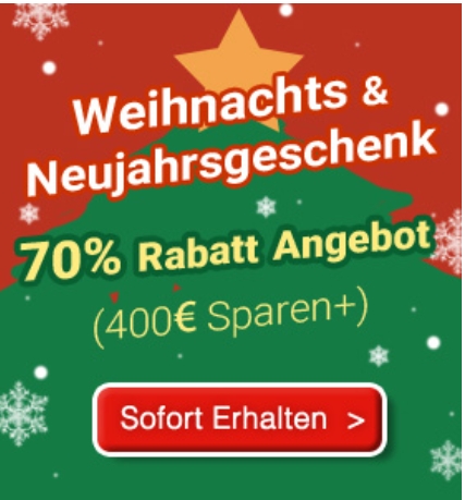 Leawo Weihnachten Aktion 2022 (Die Bildrechte liegen bei dem Verfasser der Mitteilung.) Leawo Weihnachten Aktion 2022 (Die Bildrechte liegen bei dem Verfasser der Mitteilung.)