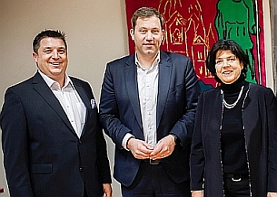 v.l.n.r. David Zülow, Lars Klingbeil, Jutta Zülow v.l.n.r. David Zülow, Lars Klingbeil, Jutta Zülow