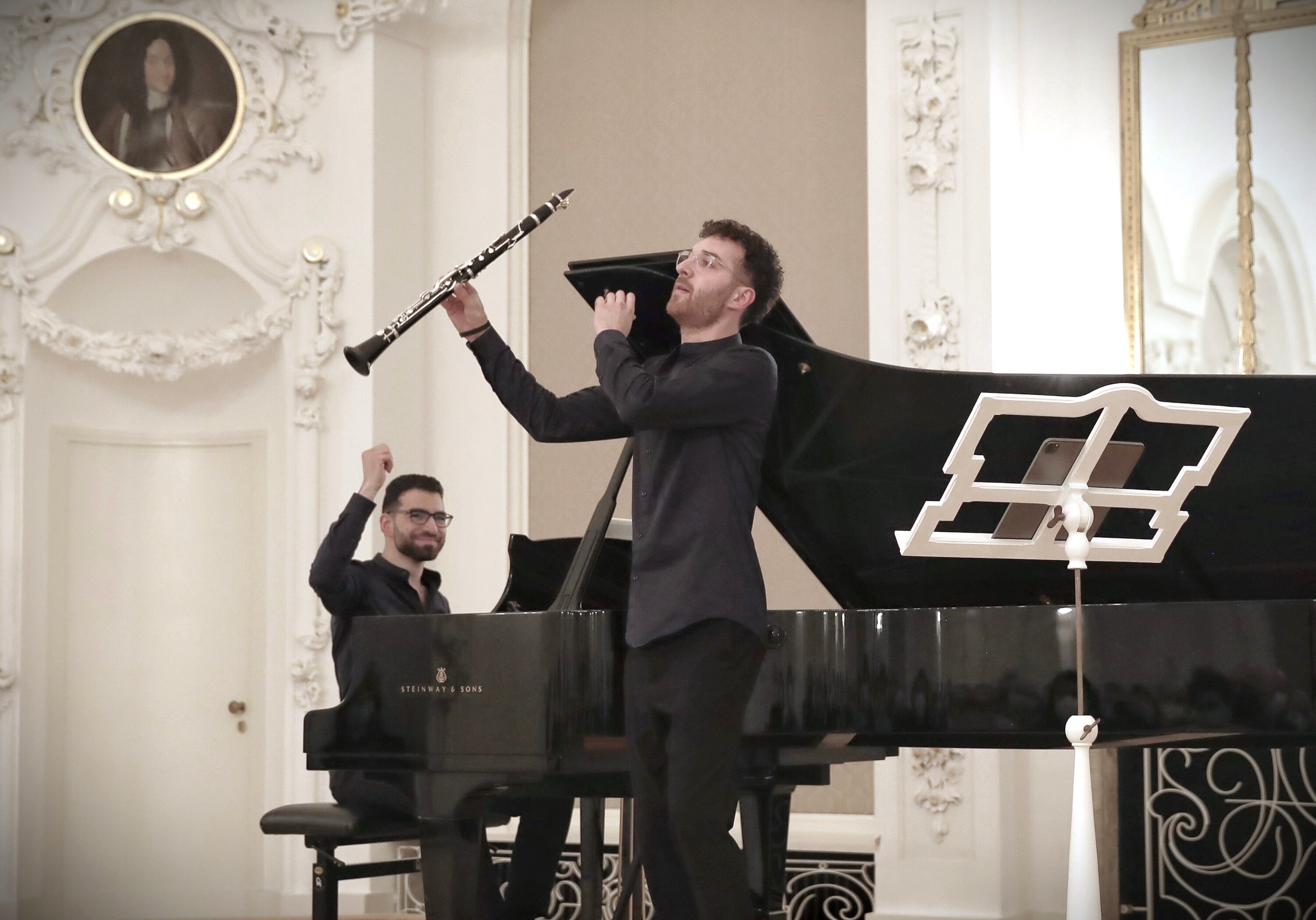 Duo Hamlet & Adam spielen zu Neujahr in Karlsruhe Duo Hamlet & Adam spielen zu Neujahr in Karlsruhe