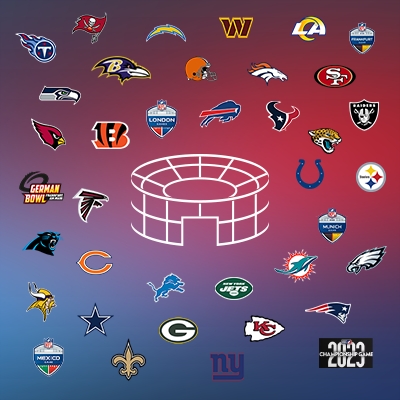 Vergleich der Footballstadien (Die Bildrechte liegen bei dem Verfasser der Mitteilung.)
