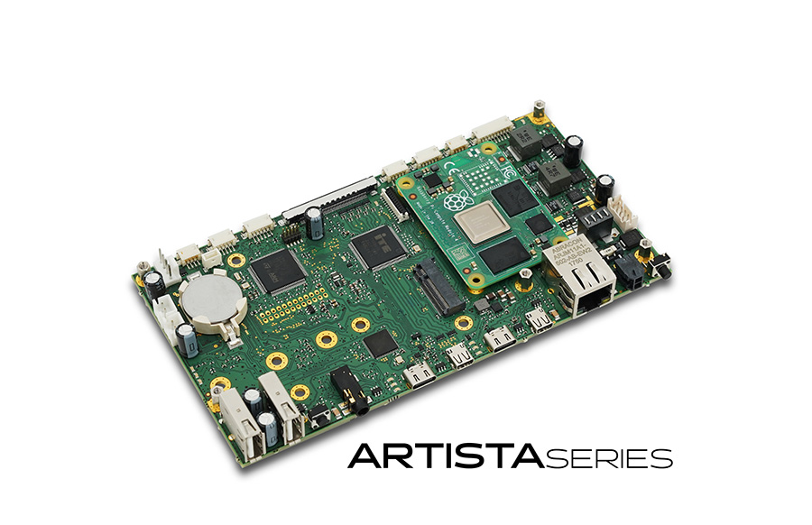 Neue IIoT-Plattform Artista M4 von Distec steuert hochauflösende Display-Anwendungen mit V-by-One (Die Bildrechte liegen bei dem Verfasser der Mitteilung.) Neue IIoT-Plattform Artista M4 von Distec steuert hochauflösende Display-Anwendungen mit V-by-One (Die Bildrechte liegen bei dem Verfasser der Mitteilung.)