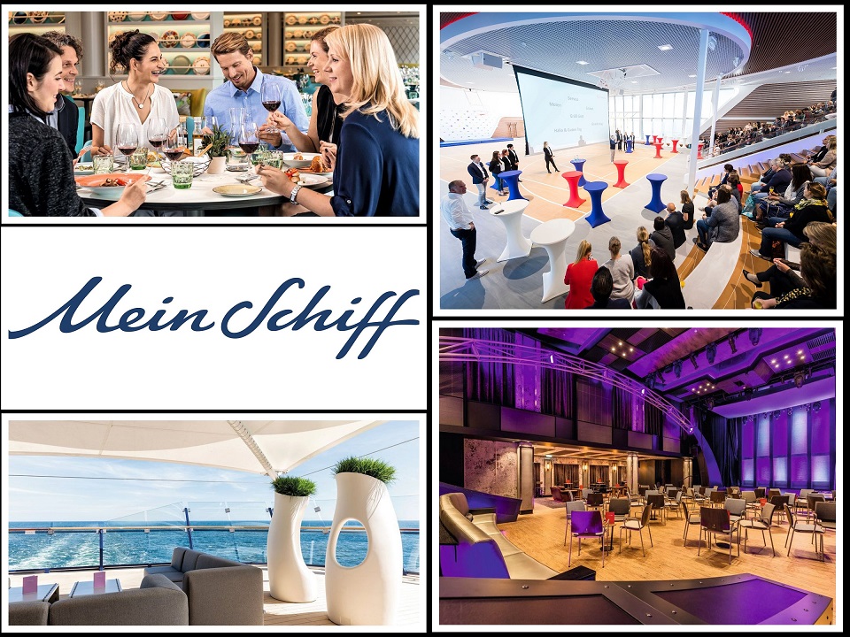 Die Mein Schiff Flotte bietet eine perfekte All-in-One Location (Bildquelle: TUI Cruises) Die Mein Schiff Flotte bietet eine perfekte All-in-One Location (Bildquelle: TUI Cruises)