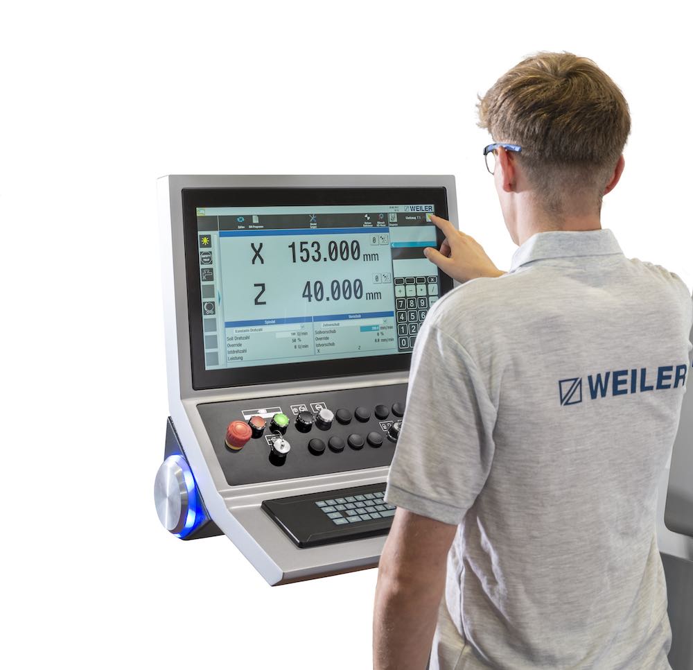 Premiere auf der Intec: die neue WEILER-Steuerung „one1“ (Foto: WEILER). Premiere auf der Intec: die neue WEILER-Steuerung „one1“ (Foto: WEILER).