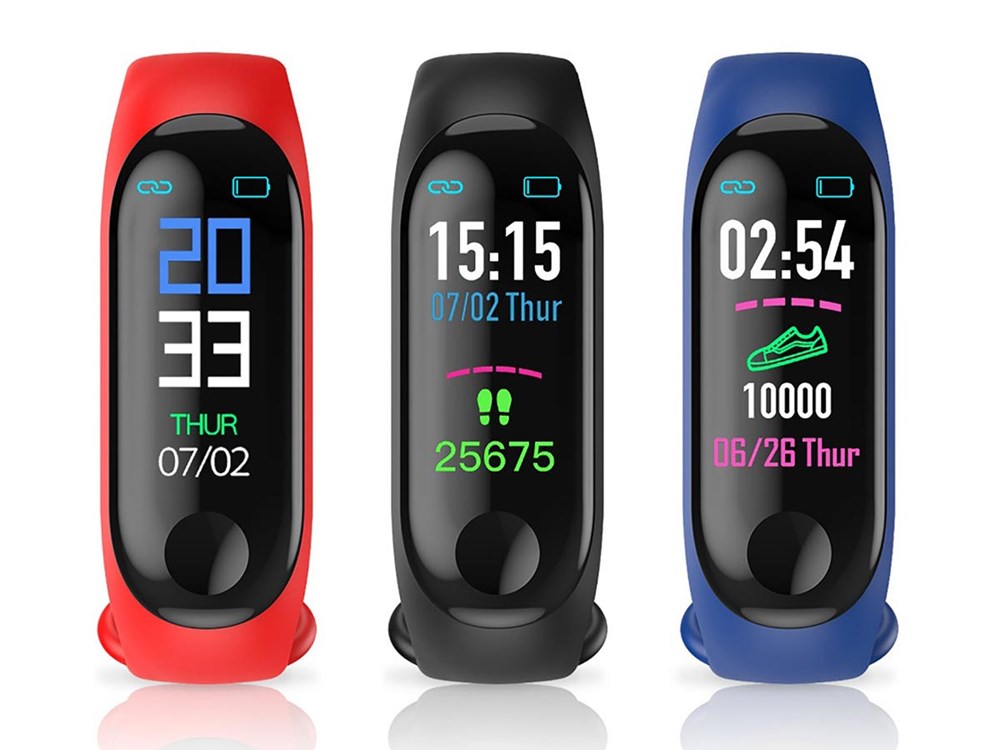 "Sunrise" Fitnesstracker mit Farbdisplay (Die Bildrechte liegen bei dem Verfasser der Mitteilung.) "Sunrise" Fitnesstracker mit Farbdisplay (Die Bildrechte liegen bei dem Verfasser der Mitteilung.)