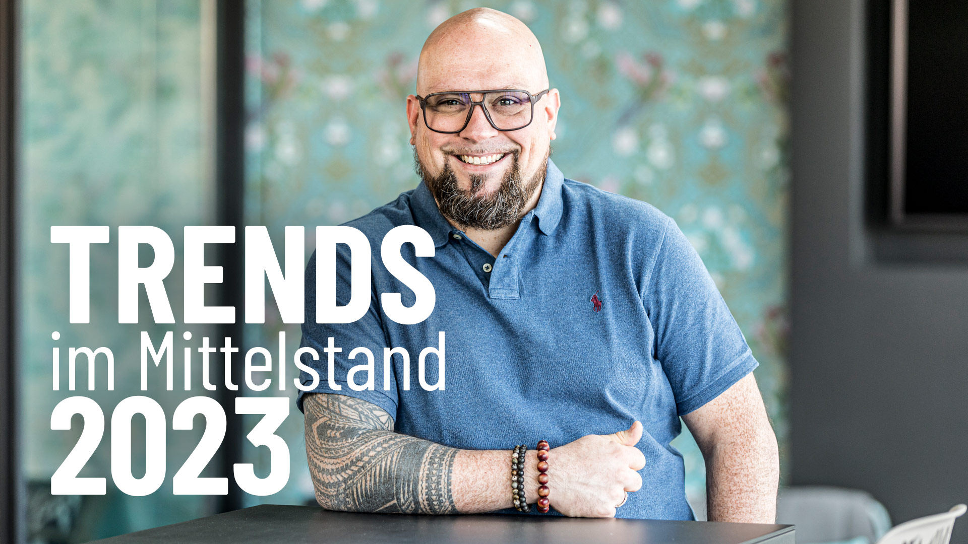 Ben Schulz sprichtüber Trends im Mittelstand 2023. (Die Bildrechte liegen bei dem Verfasser der Mitteilung.)