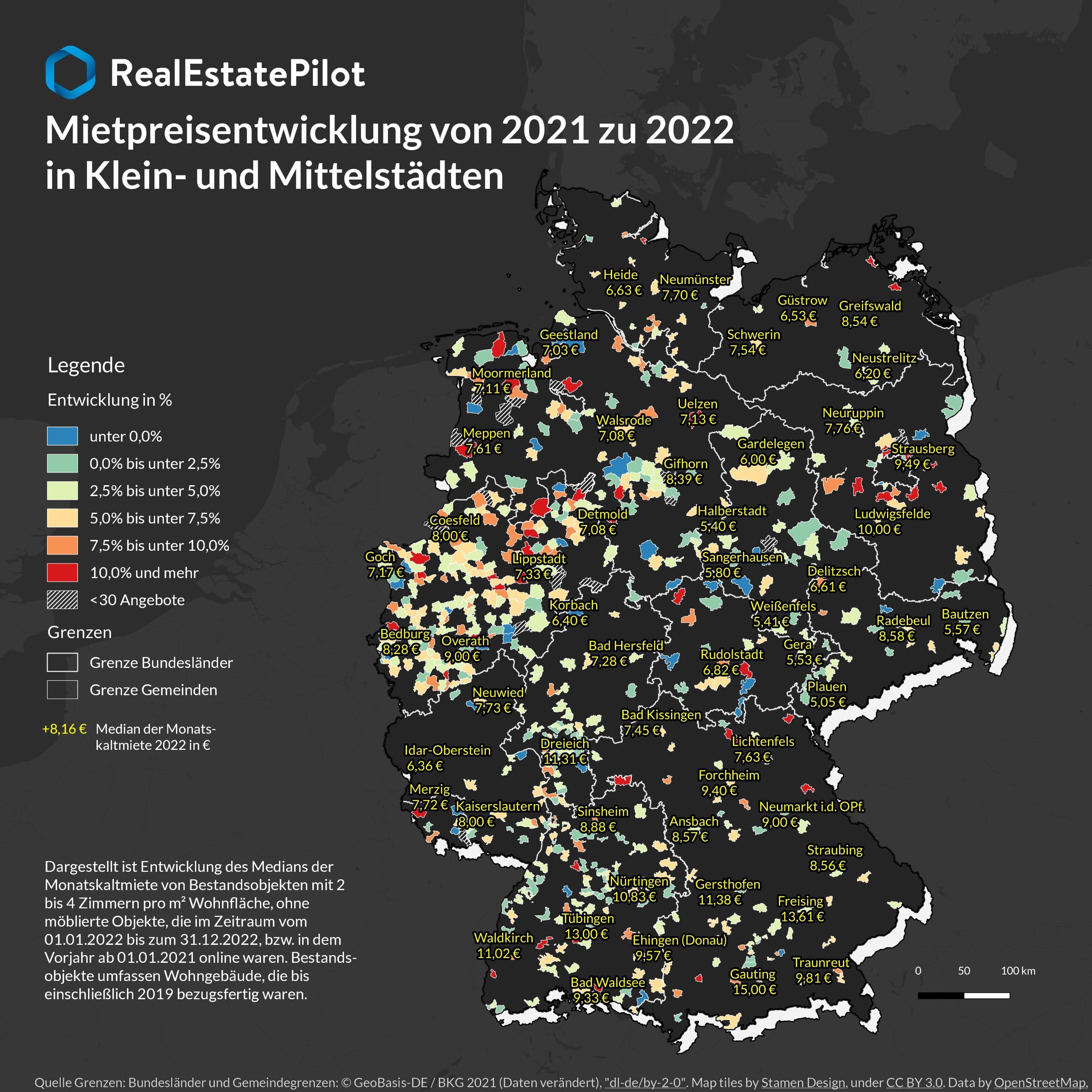karte-mietpreisentwicklung-deutschland (Die Bildrechte liegen bei dem Verfasser der Mitteilung.) karte-mietpreisentwicklung-deutschland (Die Bildrechte liegen bei dem Verfasser der Mitteilung.)