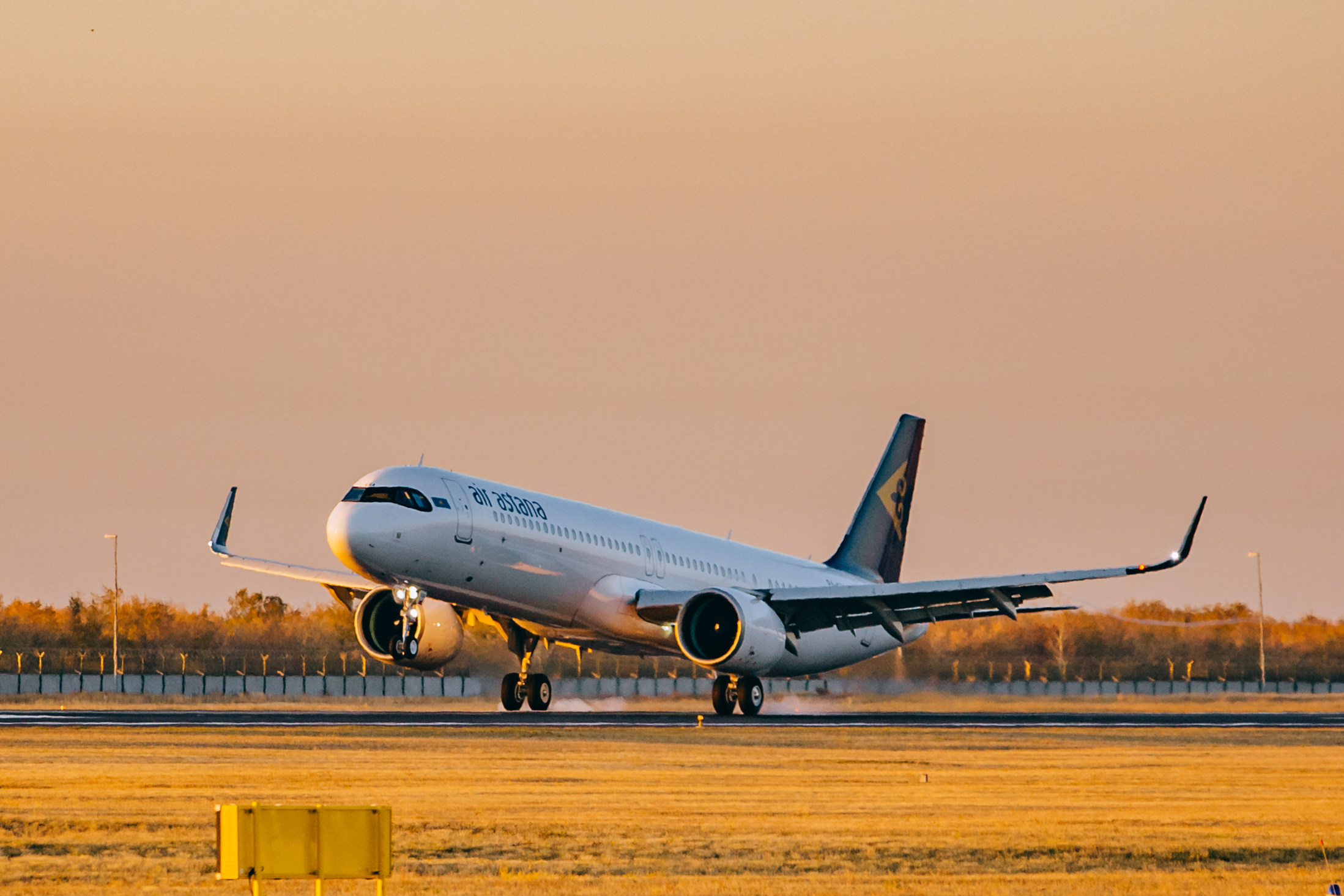 2022 nahm Air Astana drei neue Airbus A321LR in die Flotte auf. (Die Bildrechte liegen bei dem Verfasser der Mitteilung.)