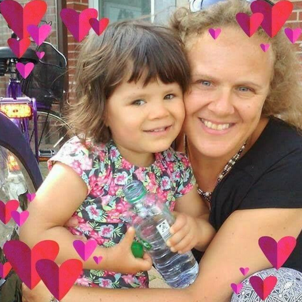 Susanna Evelyn Auster mit ihrer Tochter