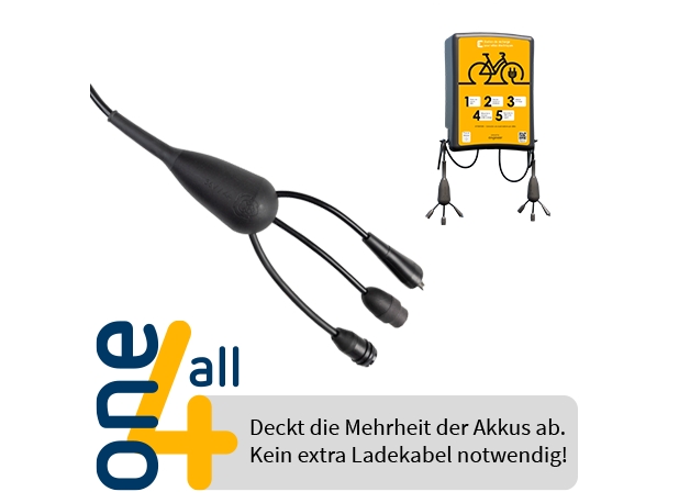 LiON Box Max mit one4all-Technololgie deckt rund 95 % der aktuell verwendeten Akku-Systeme ab. (Die Bildrechte liegen bei dem Verfasser der Mitteilung.) LiON Box Max mit one4all-Technololgie deckt rund 95 % der aktuell verwendeten Akku-Systeme ab. (Die Bildrechte liegen bei dem Verfasser der Mitteilung.)