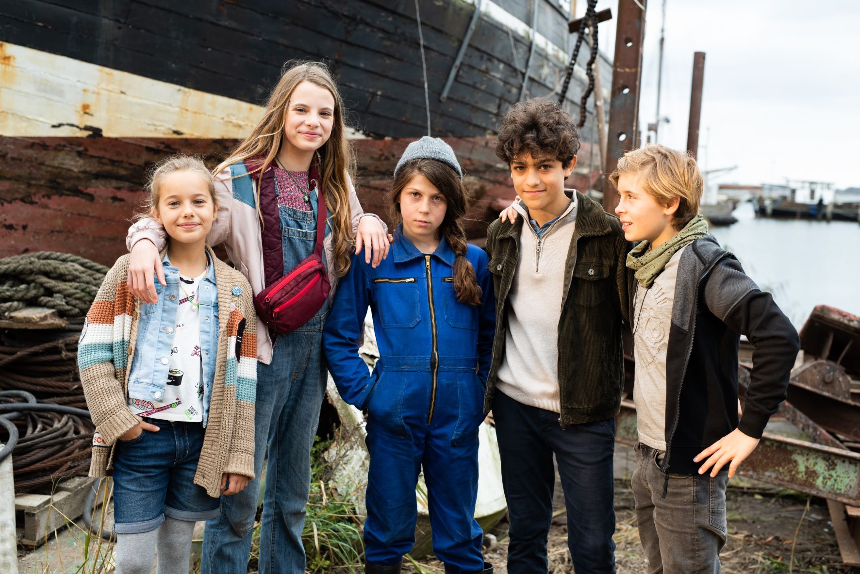 Ein tolles Team: Die Pfefferkörner Clarissa, Alice, Hanna, Tarun.© Wild Bunch Germany 2020