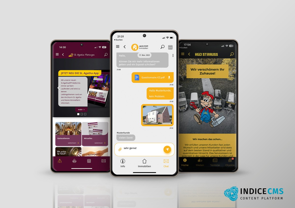 Vielfältig nutzbar: Die Wrocklage-App ist branchenübergreifend gefragt. (© Wrocklage Werbewerkstatt) Vielfältig nutzbar: Die Wrocklage-App ist branchenübergreifend gefragt. (© Wrocklage Werbewerkstatt)