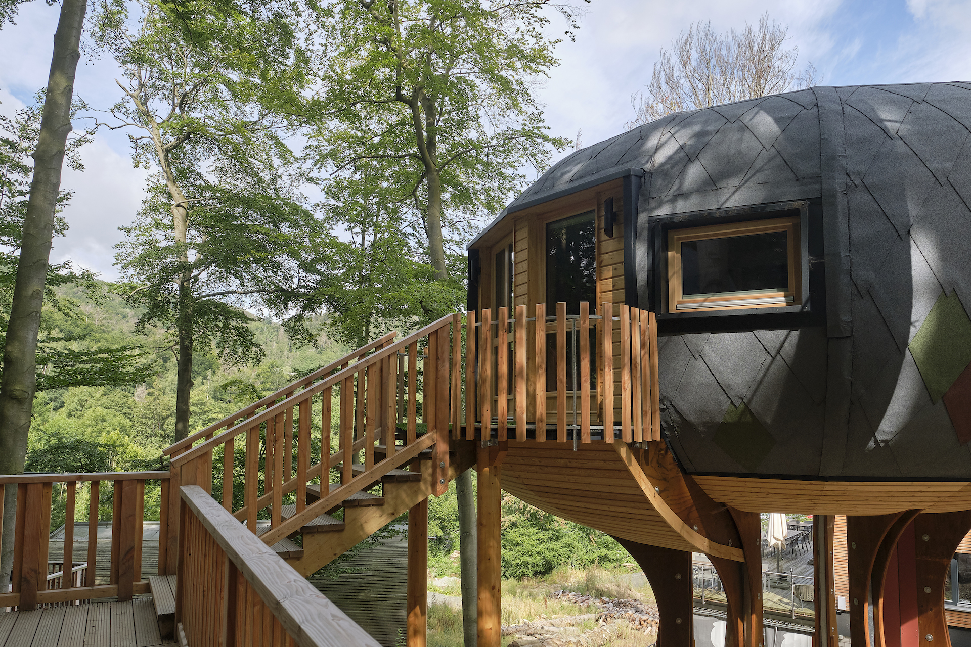 Die Sonnenhotels bieten besondere Übernachtungsmöglichkeiten, unter anderem in außergewöhnlichen Baumhäusern.