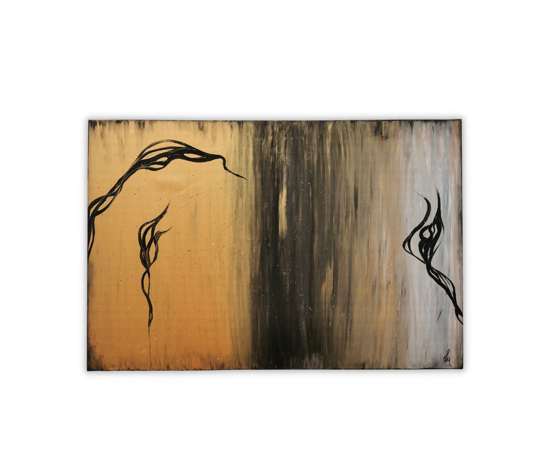 Liss Nau,"Zwischen zwei Welten", Acrylmalerei aus dem Jahr 2023 (Die Bildrechte liegen bei dem Verfasser der Mitteilung.) Liss Nau,"Zwischen zwei Welten", Acrylmalerei aus dem Jahr 2023 (Die Bildrechte liegen bei dem Verfasser der Mitteilung.)