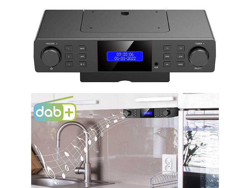 VR-Radio Unterbau-Küchenradio DOR-130 mit DAB+/UKW, RDS, Wecker, Timer, LCD-Display, www.pearl.de (Die Bildrechte liegen bei dem Verfasser der Mitteilung.) VR-Radio Unterbau-Küchenradio DOR-130 mit DAB+/UKW, RDS, Wecker, Timer, LCD-Display, www.pearl.de (Die Bildrechte liegen bei dem Verfasser der Mitteilung.)