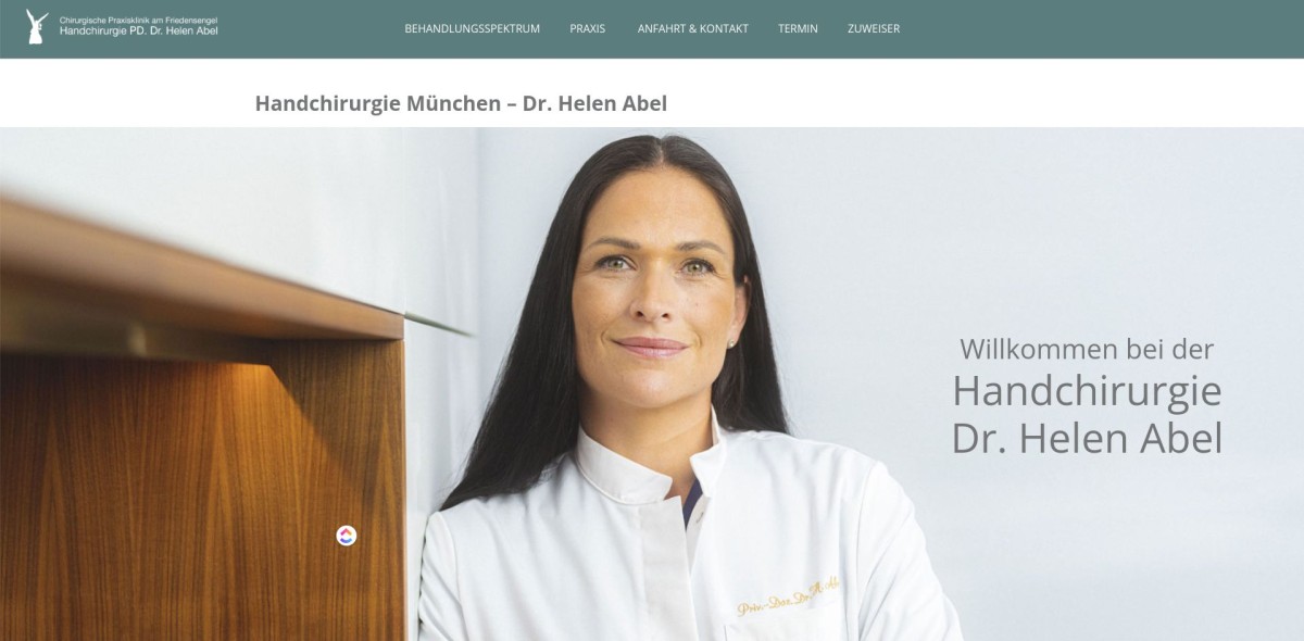 Handchirurgie München - PD Dr. med. Helen Abel  (© Dr. med. Helen Abel)