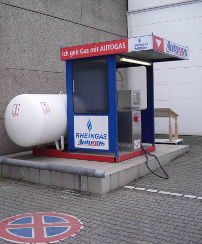 Rheingas: Professionelles Flottenmanagement - An der eigenen Zapfsäule günstig Autogas tanken