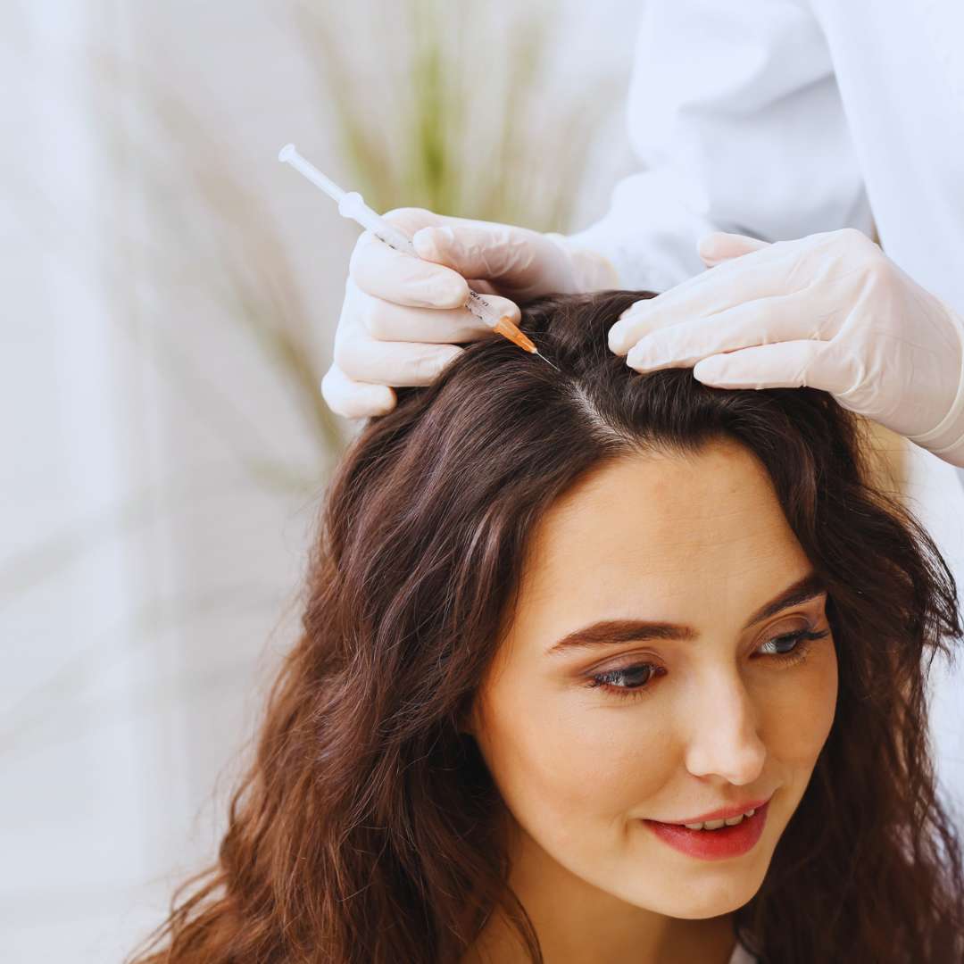 PRP Eigenbluttherapie bei Haarausfall (Bildquelle: canva.com)