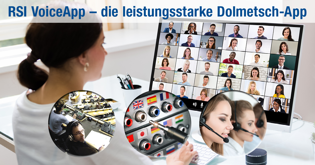 Die neue Dolmetschlösung der KERN AG: RSI VoiceApp™.