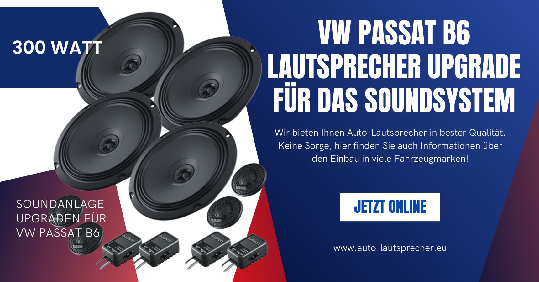 VW Passat B6 Lautsprecher Upgrade für das Soundsystem (Die Bildrechte liegen bei dem Verfasser der Mitteilung.) VW Passat B6 Lautsprecher Upgrade für das Soundsystem (Die Bildrechte liegen bei dem Verfasser der Mitteilung.)