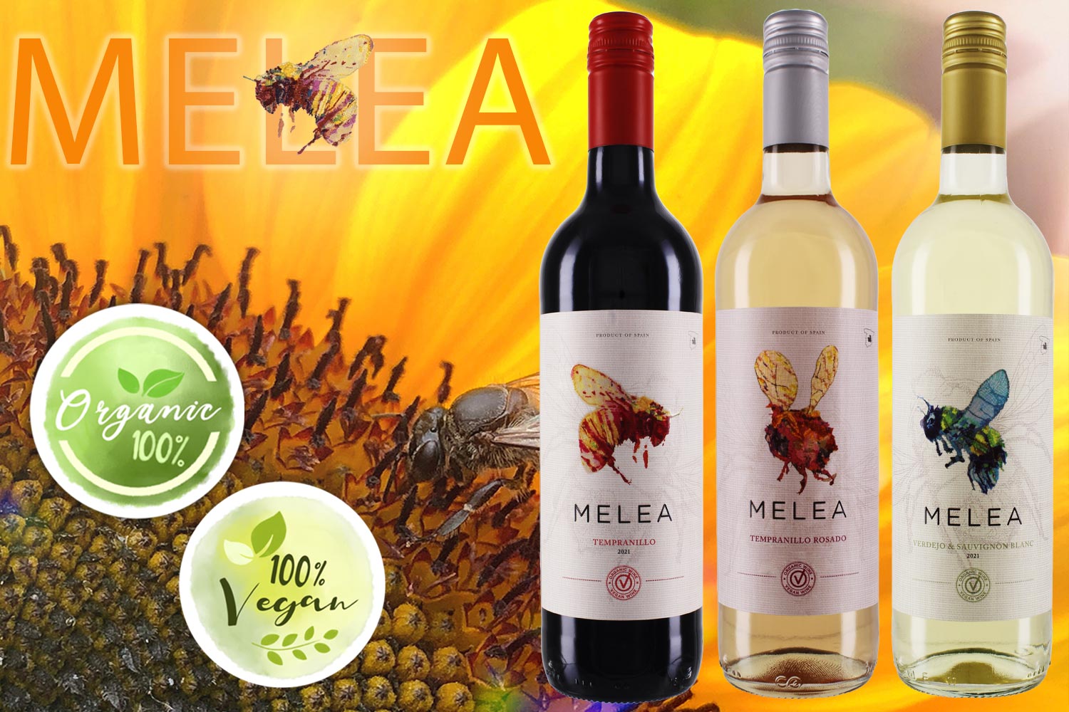 Melea Bio Weine aus Spanien (Die Bildrechte liegen bei dem Verfasser der Mitteilung.)