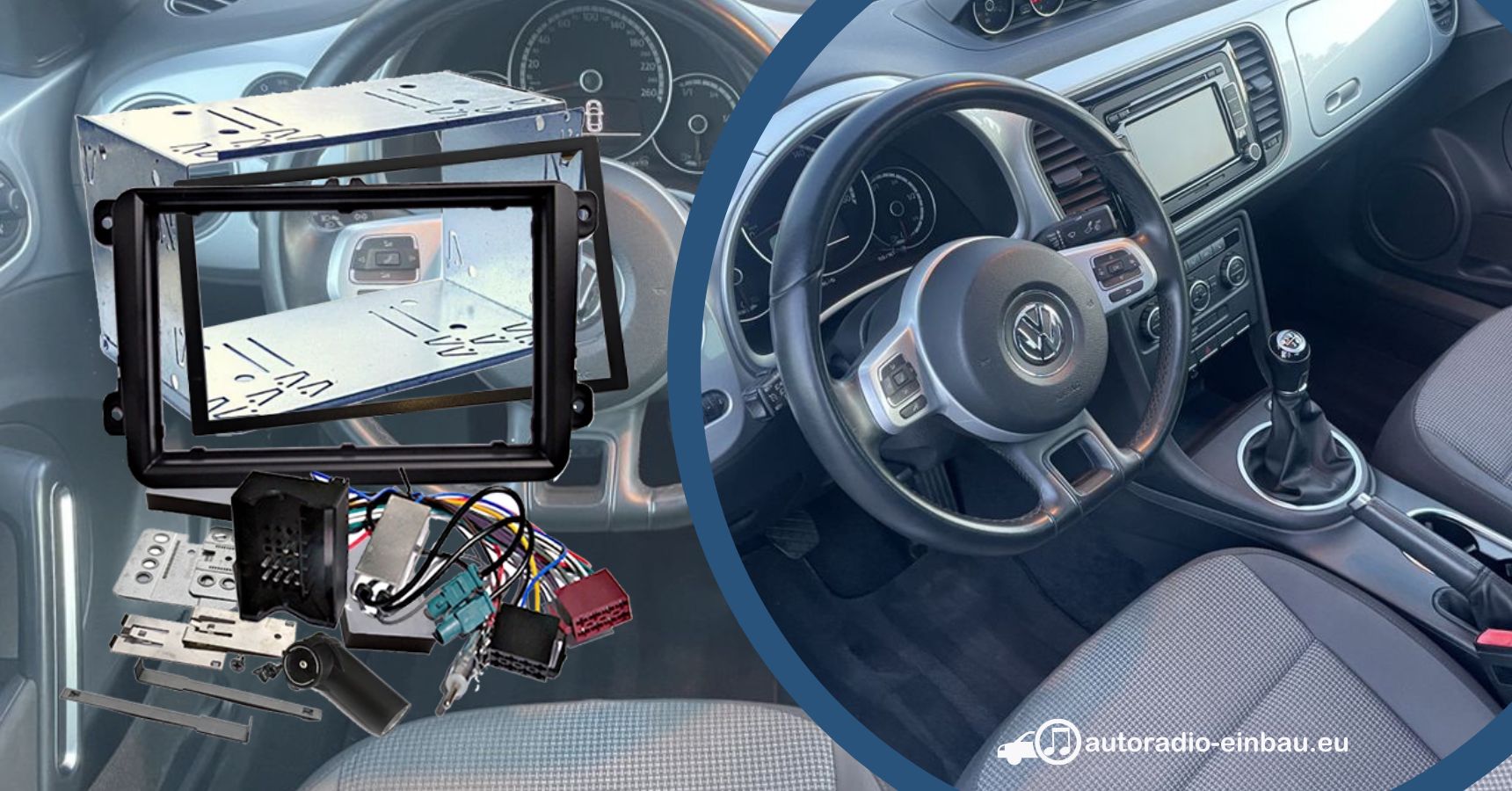VW Beetle 5C Autoradio nachrüsten mit Fremdhersteller (Die Bildrechte liegen bei dem Verfasser der Mitteilung.) VW Beetle 5C Autoradio nachrüsten mit Fremdhersteller (Die Bildrechte liegen bei dem Verfasser der Mitteilung.)