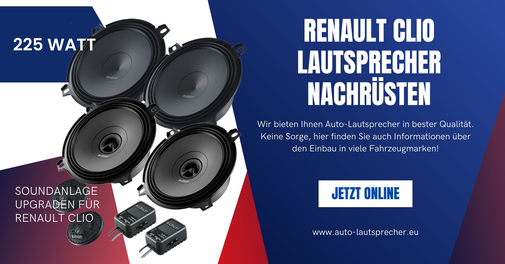 Renault Clio Lautsprecher nachrüsten auto-lautsprecher.eu (Die Bildrechte liegen bei dem Verfasser der Mitteilung.) Renault Clio Lautsprecher nachrüsten auto-lautsprecher.eu (Die Bildrechte liegen bei dem Verfasser der Mitteilung.)