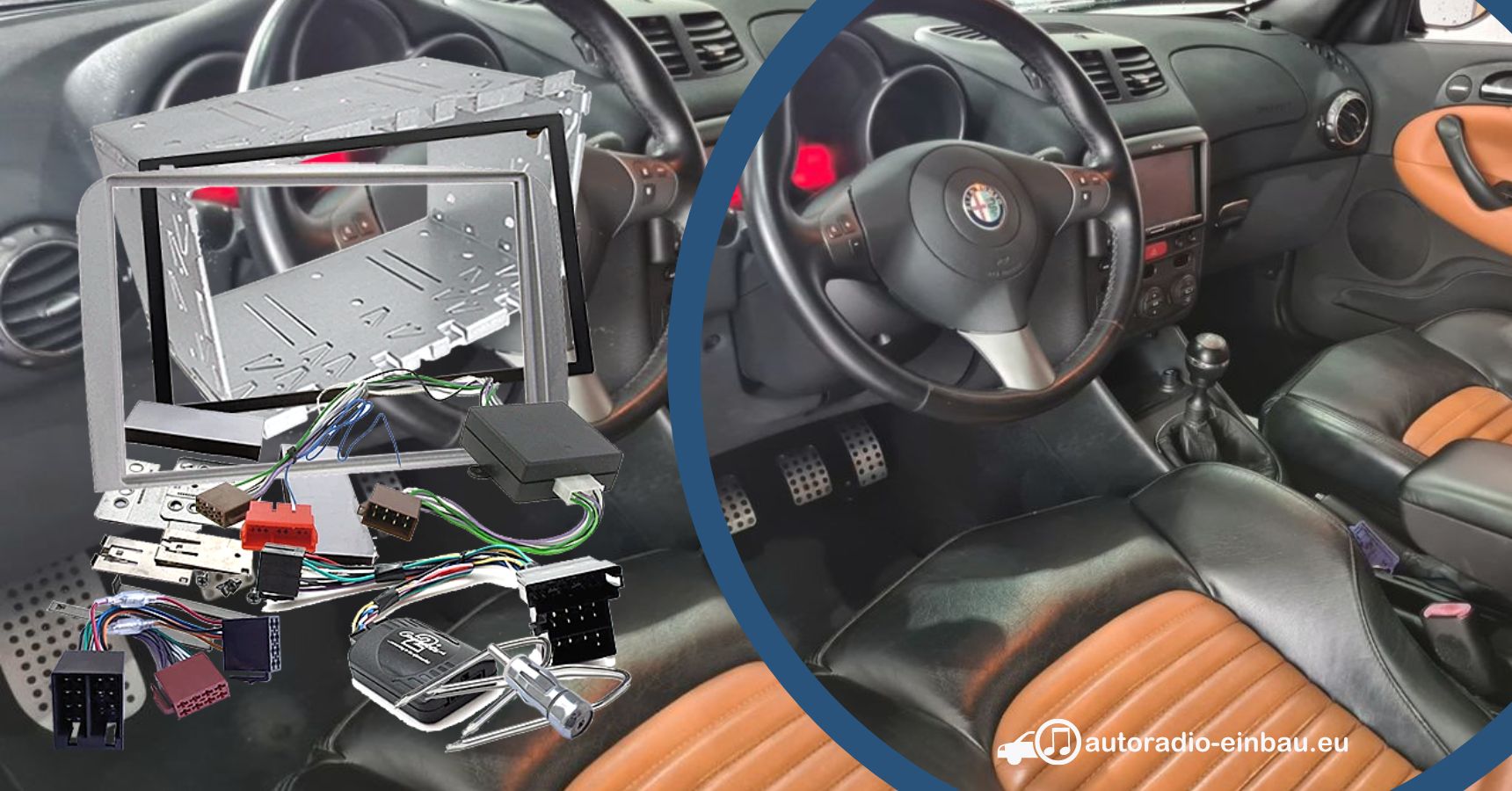 Alfa Romeo 147 Radio Tausch mit BOSE zu Fremdhersteller (Die Bildrechte liegen bei dem Verfasser der Mitteilung.)