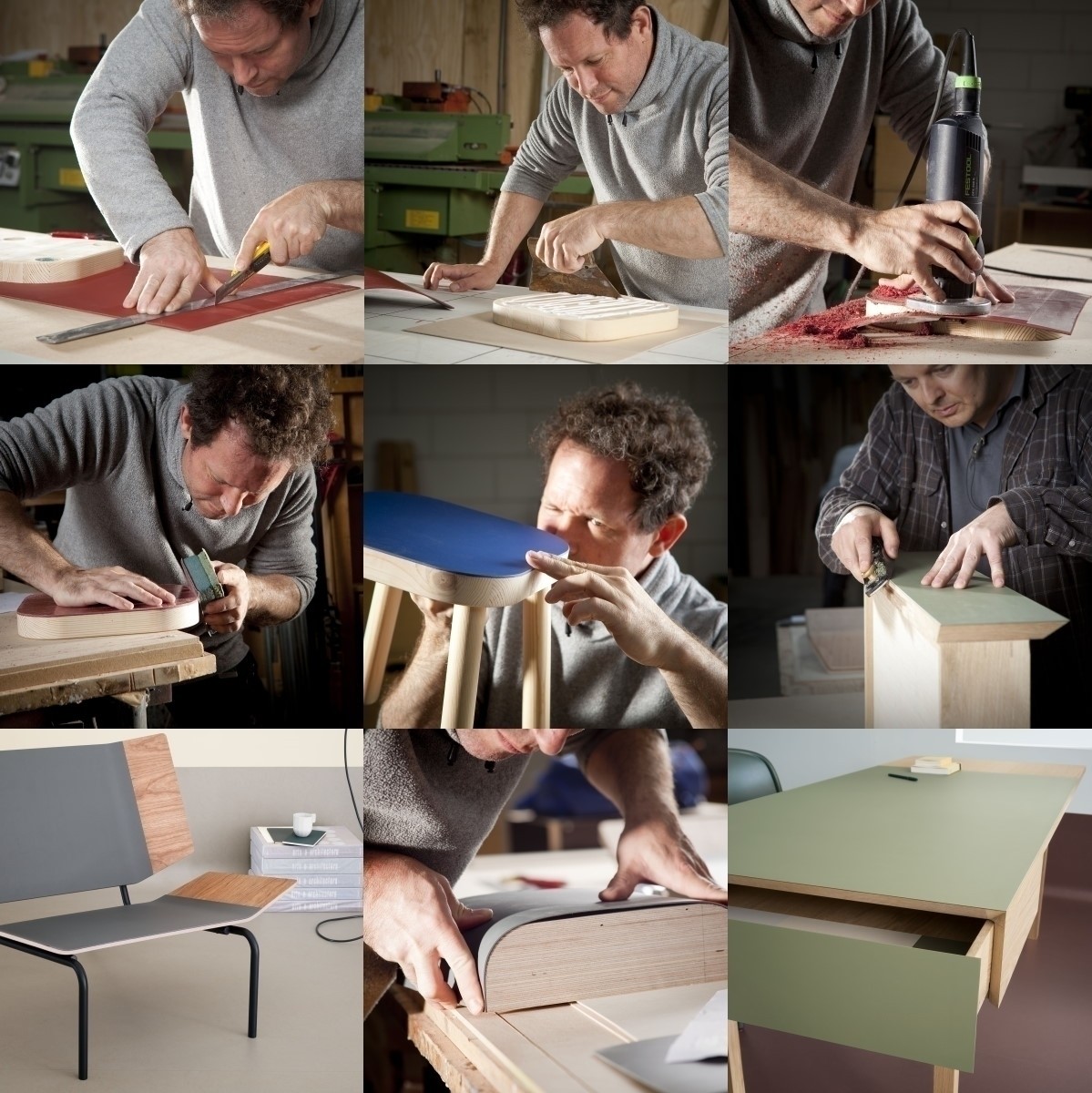 Forbo Furniture Möbel-Linoleum wurde für Oberflächen auf Tischen und anderen Möbeln entwickelt (Bildquelle: @forbo) Forbo Furniture Möbel-Linoleum wurde für Oberflächen auf Tischen und anderen Möbeln entwickelt (Bildquelle: @forbo)