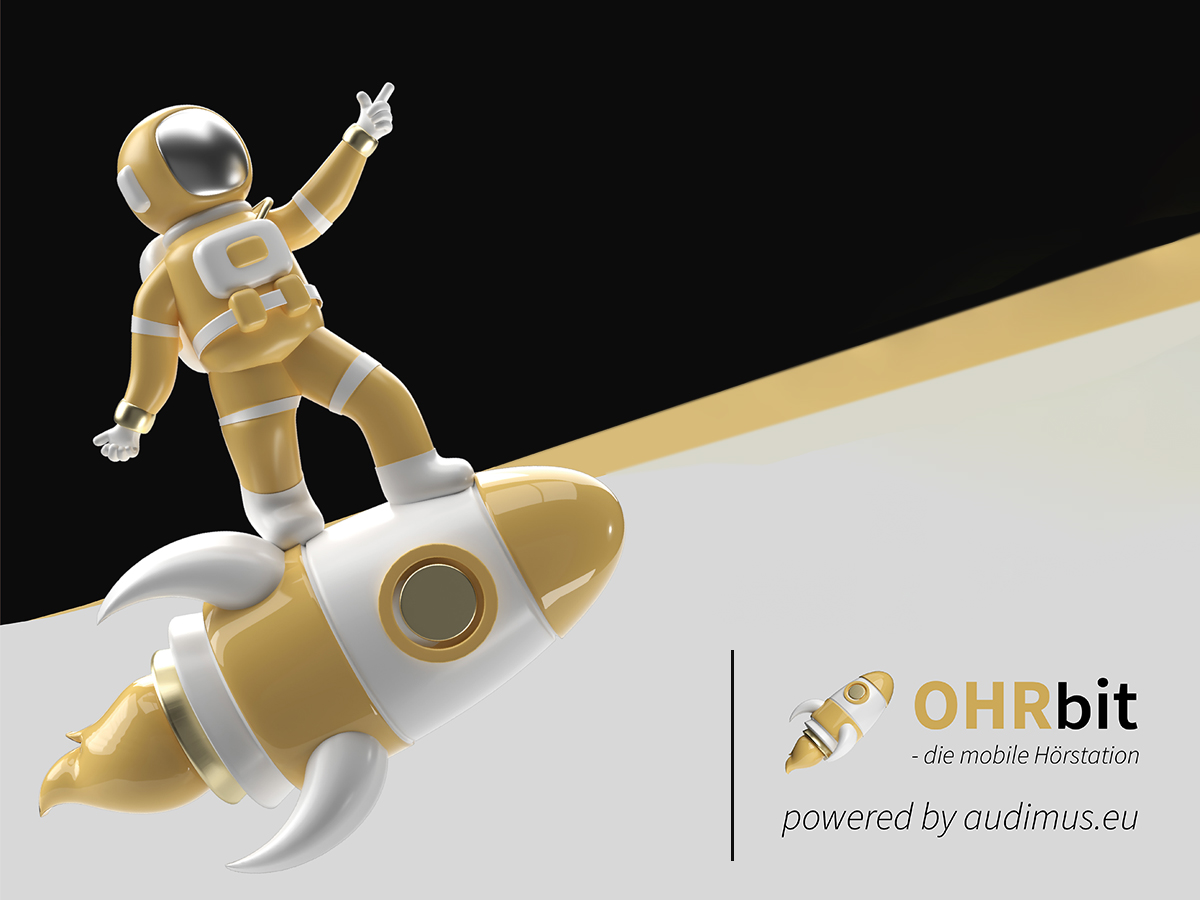 Der OHRbit von audimus. Ein Event-Mobil für Hörakustiker.
