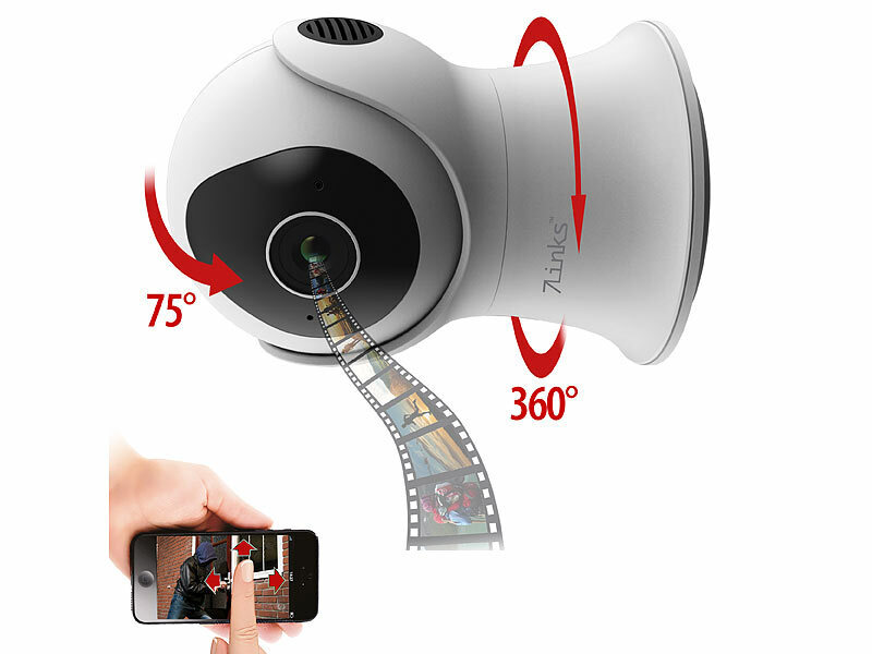 7links 2K-Pan-Tilt-Überwachungskamera IPC-390 V2, 360°, Nachtsicht, IP65, WLAN, App, www.pearl.de (Die Bildrechte liegen bei dem Verfasser der Mitteilung.) 7links 2K-Pan-Tilt-Überwachungskamera IPC-390 V2, 360°, Nachtsicht, IP65, WLAN, App, www.pearl.de (Die Bildrechte liegen bei dem Verfasser der Mitteilung.)