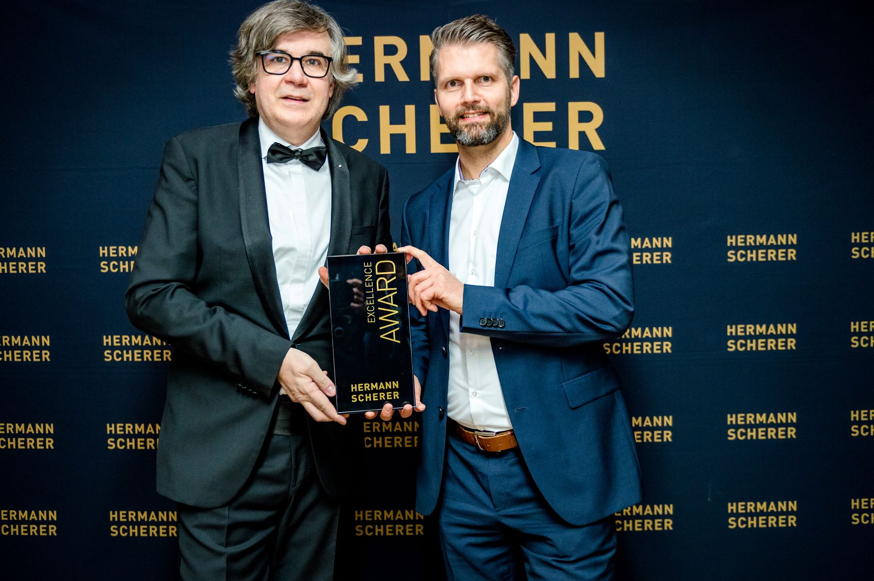 Foto Andreas Wätzig und Hermann Scherer Excellence Award