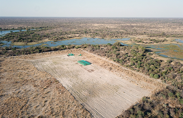 Okavango Farm, Okavango Delta Botswana (Die Bildrechte liegen bei dem Verfasser der Mitteilung.)