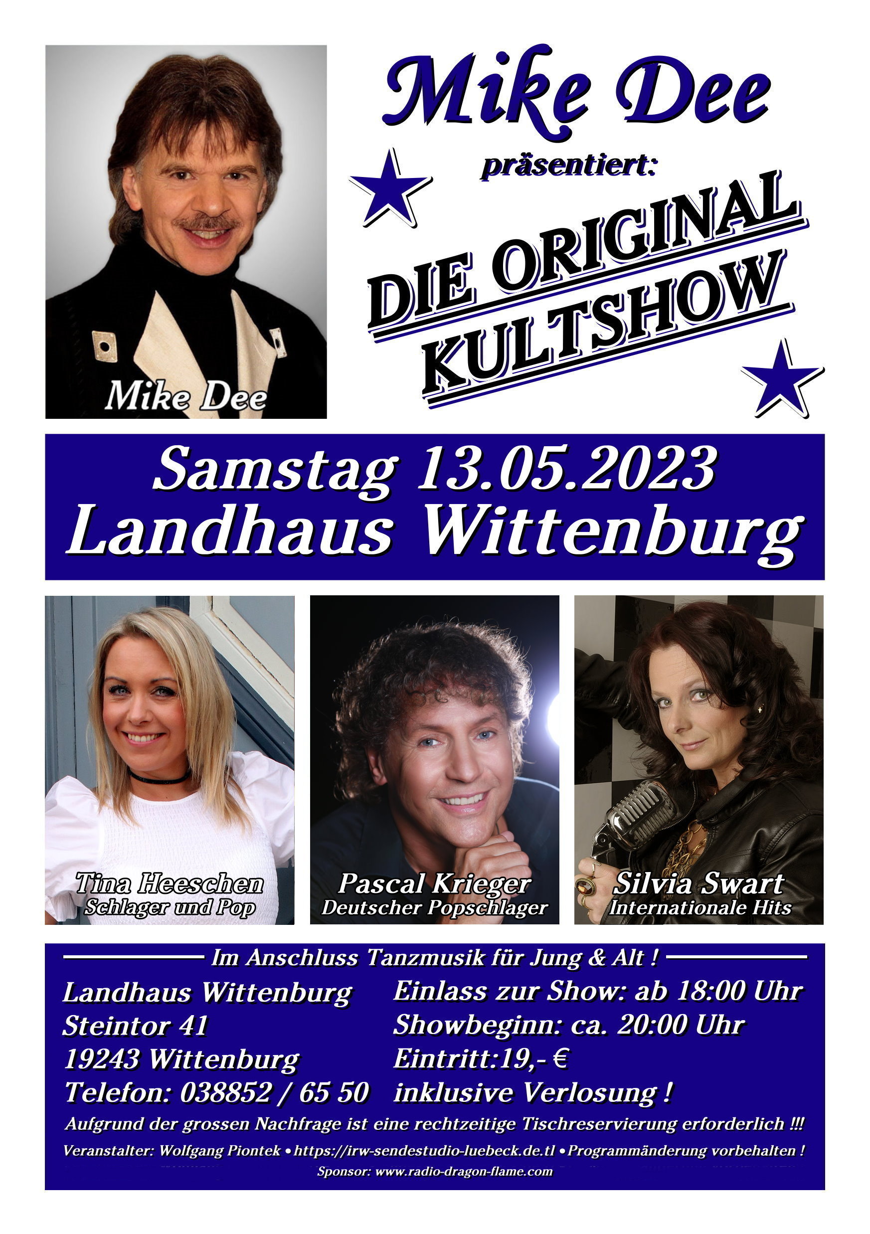 Plakat Mike Dee Kultshow