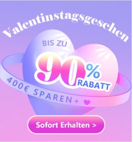 Leawo Valentinstag Aktion (Die Bildrechte liegen bei dem Verfasser der Mitteilung.) Leawo Valentinstag Aktion (Die Bildrechte liegen bei dem Verfasser der Mitteilung.)