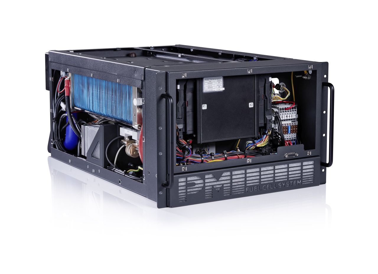 Das Proton-Motor-Premiumprodukt HyModule®S8 gehört zum Markenportfolio für stationäre Anwendungen. (Die Bildrechte liegen bei dem Verfasser der Mitteilung.) Das Proton-Motor-Premiumprodukt HyModule®S8 gehört zum Markenportfolio für stationäre Anwendungen. (Die Bildrechte liegen bei dem Verfasser der Mitteilung.)