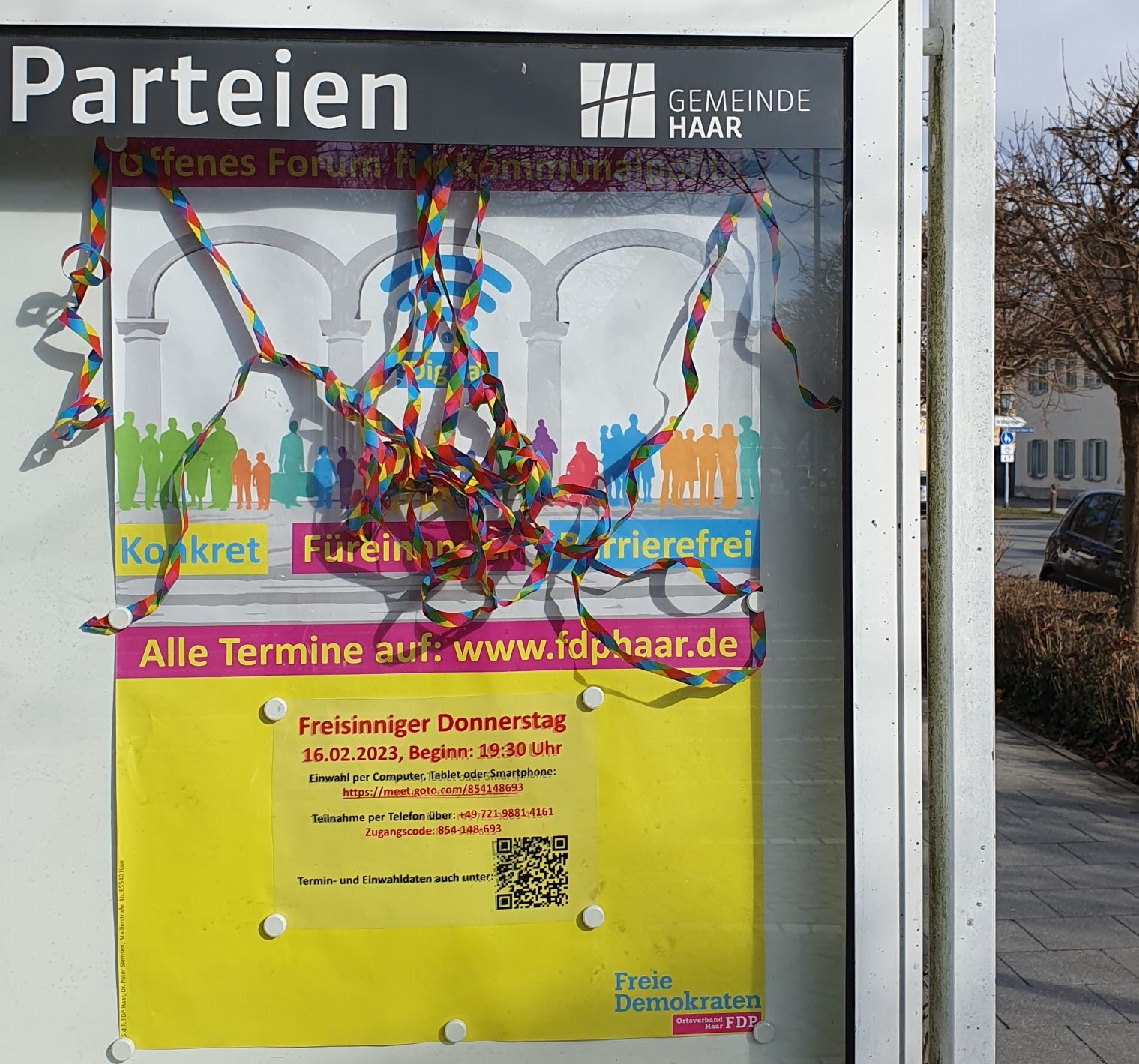 Haar bekommt den Freisinnigen Donnerstag. Am 16.02.23 lädt die Haarer FDP zum fröhlichen Plausch. Haar bekommt den Freisinnigen Donnerstag. Am 16.02.23 lädt die Haarer FDP zum fröhlichen Plausch.