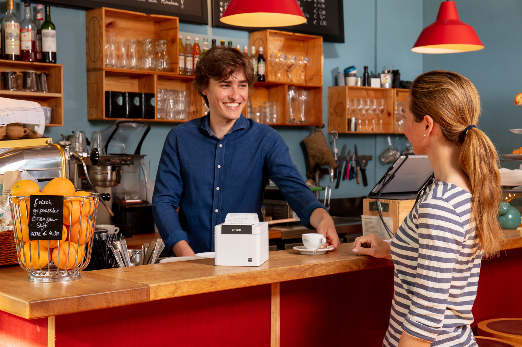 Citizen POS-Drucker CT-E601 (Bildquelle: www.citizen-systems.com) Citizen POS-Drucker CT-E601 (Bildquelle: www.citizen-systems.com)