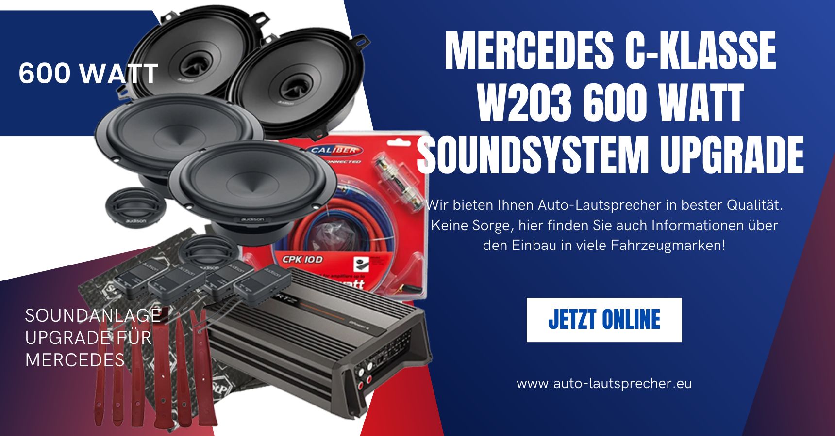 Mercedes C-Klasse W203 600 Watt Soundsystem Upgrade (Die Bildrechte liegen bei dem Verfasser der Mitteilung.) Mercedes C-Klasse W203 600 Watt Soundsystem Upgrade (Die Bildrechte liegen bei dem Verfasser der Mitteilung.)