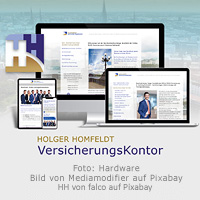 Screenshot/ Website der Bezirksdirektion Holger Homfeldt der SIGNAL IDUNA Versicherung, Hamburg Screenshot/ Website der Bezirksdirektion Holger Homfeldt der SIGNAL IDUNA Versicherung, Hamburg