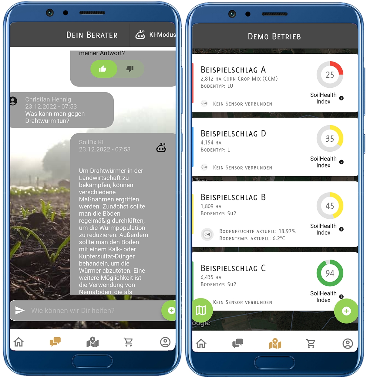 Die App bietet einen komplettenÜberblick zu den Flächen und eine kostenlose KI-Beratung (Die Bildrechte liegen bei dem Verfasser der Mitteilung.) Die App bietet einen komplettenÜberblick zu den Flächen und eine kostenlose KI-Beratung (Die Bildrechte liegen bei dem Verfasser der Mitteilung.)