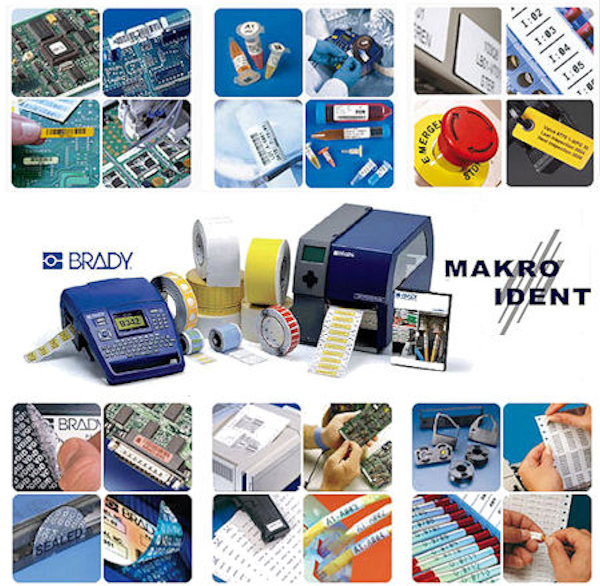 Hochwertige Etikettenmaterialien für Brady-Drucker und andere Modelle Hochwertige Etikettenmaterialien für Brady-Drucker und andere Modelle