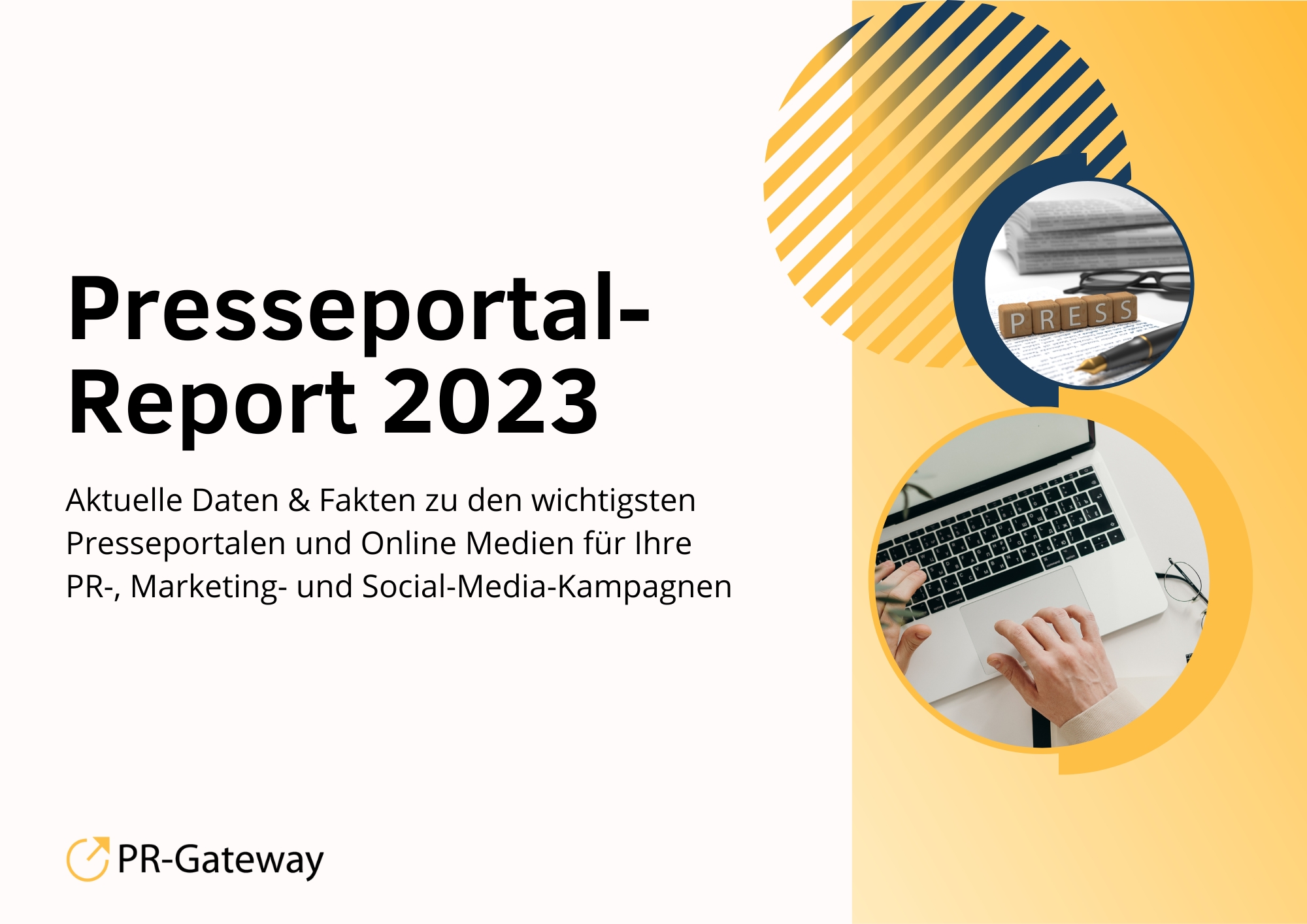 Der Presseportal-Report 2023 bündelt Presseportale nach Reichweite und Möglichkeiten (Die Bildrechte liegen bei dem Verfasser der Mitteilung.)