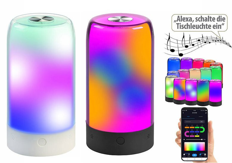 Luminea Home Control Smarte Stimmungsleuchte mit RGB-IC-LEDs www.pearl.de (Die Bildrechte liegen bei dem Verfasser der Mitteilung.) Luminea Home Control Smarte Stimmungsleuchte mit RGB-IC-LEDs www.pearl.de (Die Bildrechte liegen bei dem Verfasser der Mitteilung.)